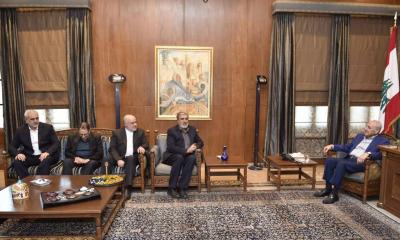 Berri Meets Iranian Parliamentary Delegation: Aizizi Emphasizes the Need to Combat Persistent Israeli Terrorism