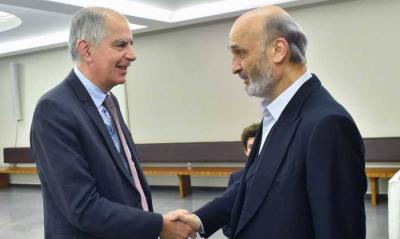 Geagea Discusses Presidential File with Magro: Solution Lies in Consecutive Electoral Sessions