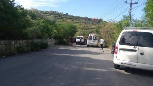 Title: Four Killed in Israeli Airstrike on Vehicle in Bafliyeh - Photos