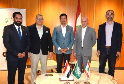 Ashraf Sobhi in Beirut for the Opening of "Beirut: Capital of Arab Youth 2023"