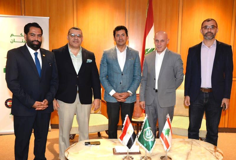 Ashraf Sobhi in Beirut for the Opening of 