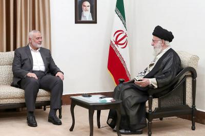 Khamenei During His Meeting with Haniya: The Divine Promise to Eliminate the Zionist Entity Will Be Fulfilled