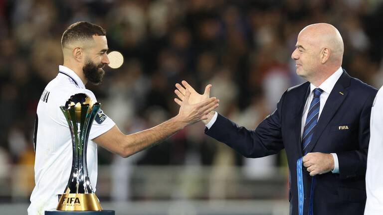 Infantino Congratulates Benzema