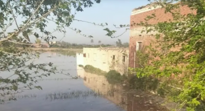Collapse of the Ismailia Bridge in Egypt: Flooding of Homes and Agricultural Lands