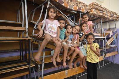 "UNRWA Opens Schools for Displaced Residents of 'Ain al-Hilweh Camp"
