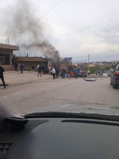 For the First Time: Israel Targets a Car in the Town of Souairi (Video)