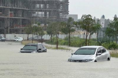 Death of a Seventy-Year-Old Man in Flood Waters in the UAE