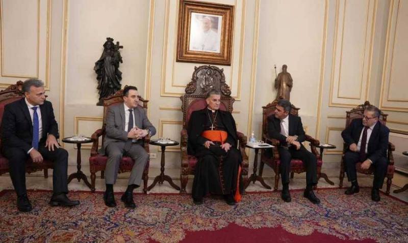 Patriarch Meets Delegation from the Lebanese Forces: Hawat Expresses Regret over Constitutional Violations