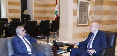 Mikati Discusses Results of Cairo Meeting and Compensation for Victims of Ain al-Hilweh Clashes