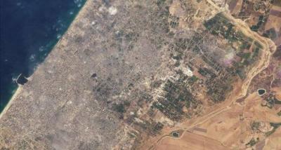 Road Divides Gaza in Two: Satellites Reveal Progress