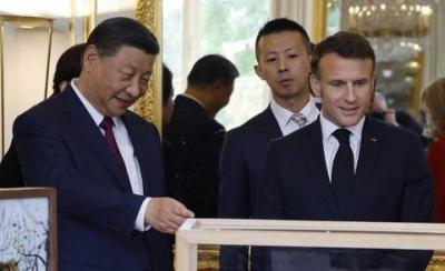 "Russian Pie" Removed from Macron and Xi's Luncheon