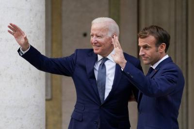 Agreement Between Biden and Macron on Assisting Ukraine