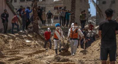 Discovery of a Third Mass Grave inside Al-Shifa Complex in Gaza