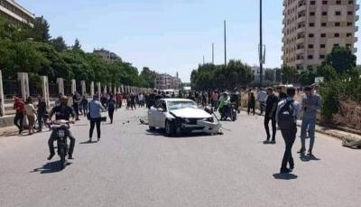 Syria... 3 Injured in Car Explosion in Homs (Photos)