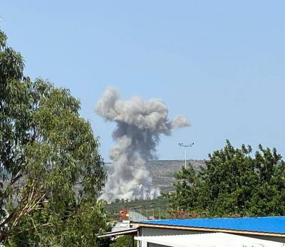 Israeli Airstrike on the Town of Naqoura