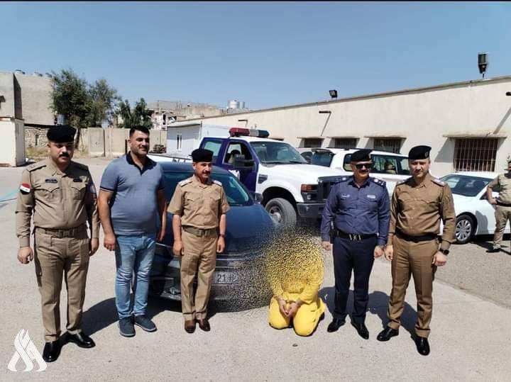 Arrest of a Suspect Who Hit a Traffic Officer in Iraq