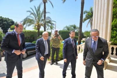 "The Quintet" Resumes Its Movement and Meets with the "National Accord" Bloc (Photos)