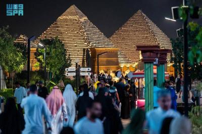 "The Egyptian Area" at Boulevard World: The Gateway of Riyadh Season to the Era of the Pharaohs