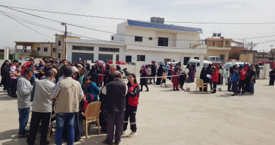 Lebanese Red Cross: Distribution of Food Packages in Border Areas