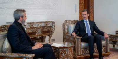 Baqeri Meets Assad in Damascus