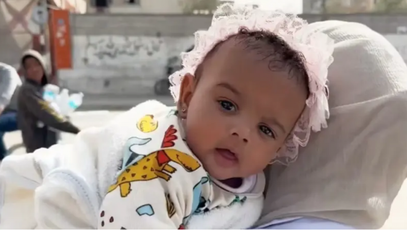 Title: Infant Found on Tree in Gaza After Losing Family