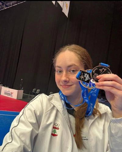 Taekwondo Player Leticia Aoun Continues to Shine Ahead of the Olympic Games