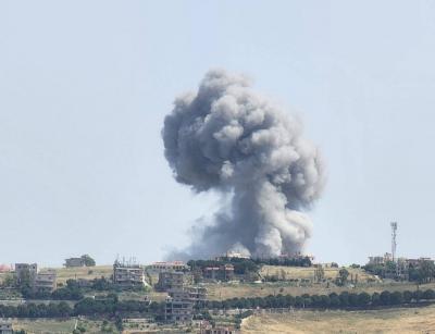 Ongoing Israeli Bombardment in the South: Fire Near Mayyis al-Jabal Hospital