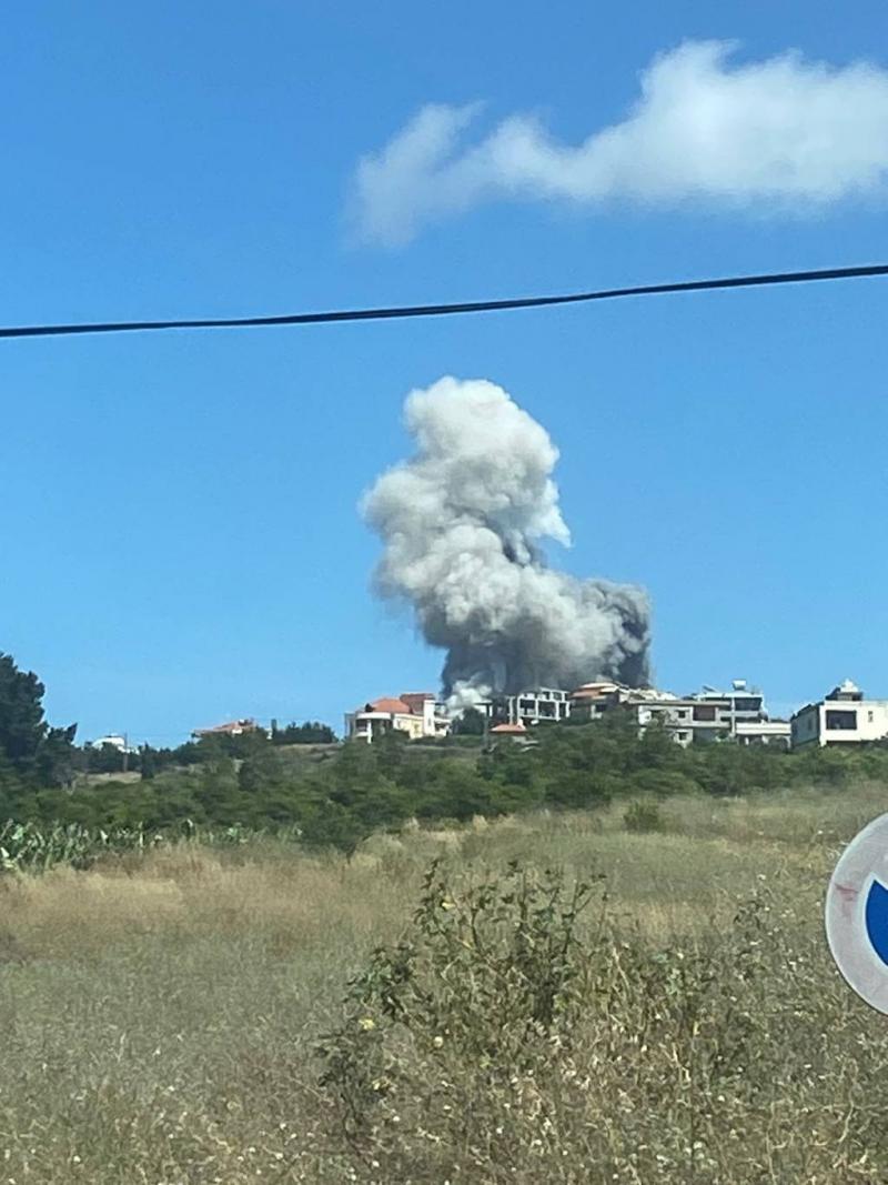 Israeli Airstrike Targets Ambulance in Nakoura (Video)