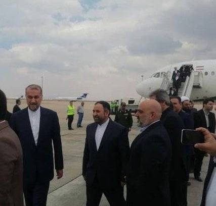 Abdollahian Arrives in Damascus