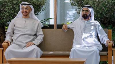 Mohamed bin Zayed Discusses UAE Affairs with Mohammed bin Rashid