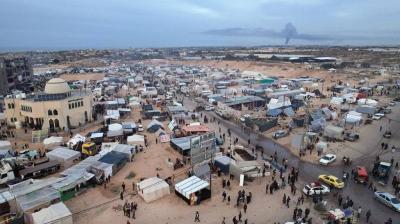 UNRWA: 450,000 People Displaced from Rafah