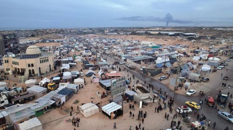 UNRWA: 450,000 People Displaced from Rafah