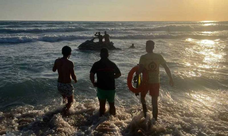 Rescue of Citizens from Drowning at Byblos Beach