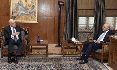Berri Meets Mikati and the "National Moderation" Bloc