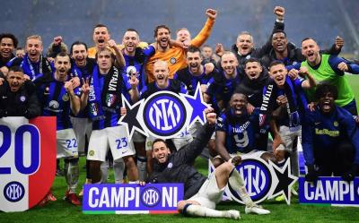 Inter Crowned Italian League Champions for the Twentieth Time