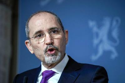 Title: Al-Ṣafadi to Iranian Counterpart: We Will Not Allow Violations of Our Airspace by Israel or Iran