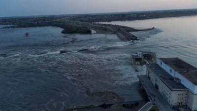 Title: Ukraine Warns of Floating Mines and Diseases After Kakhovka Dam Collapse