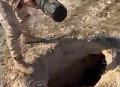 Underground Tunnel for "ISIS" Discovered West of Nineveh in Iraq (Video)