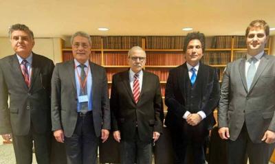 Meeting of Minister Khoury with the President of the International Court of Justice and the Head of Eurojust in The Hague