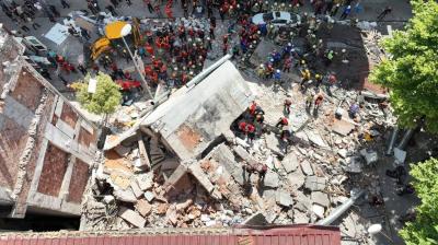 Turkish Minister Reveals Reason for Istanbul Residential Building Collapse