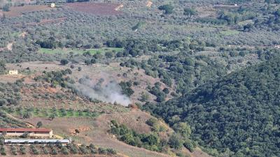 Title: Israeli Airstrikes Target Lebanese Army Center in Wazzani; No Casualties Reported