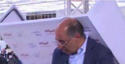 Live Incident During Interview: Jordanian Minister's Surprise