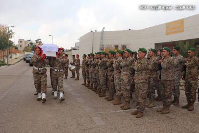 Funeral of the Martyr Corporal Abdul Karim Al-Muqdad