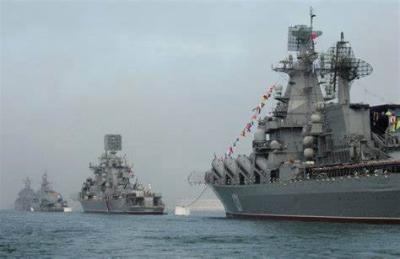 Russian Black Sea Fleet Strikes Targets in Ukraine
