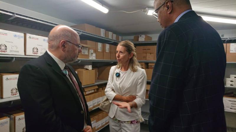 Italian Ambassador Delivers Cancer Medications to White
