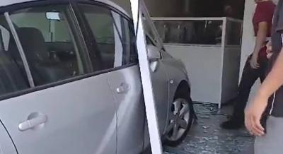 In Batroun... A Woman Crashed into a Grocery Store with Her Car! (Video)