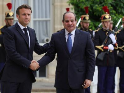Sisi and Macron Warn of the Dangers of Regional Instability