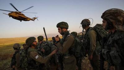 Israeli Military Drill in the Golan and Mount Hermon Area