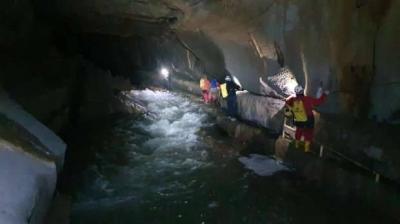 Family Trapped by Rising Waters in Cave in Slovenia