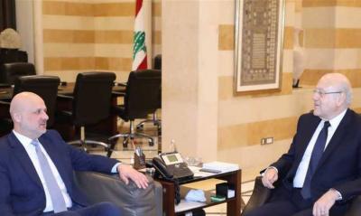 Mikati Discusses Security Developments with Molawi